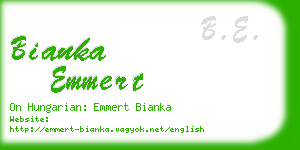 bianka emmert business card